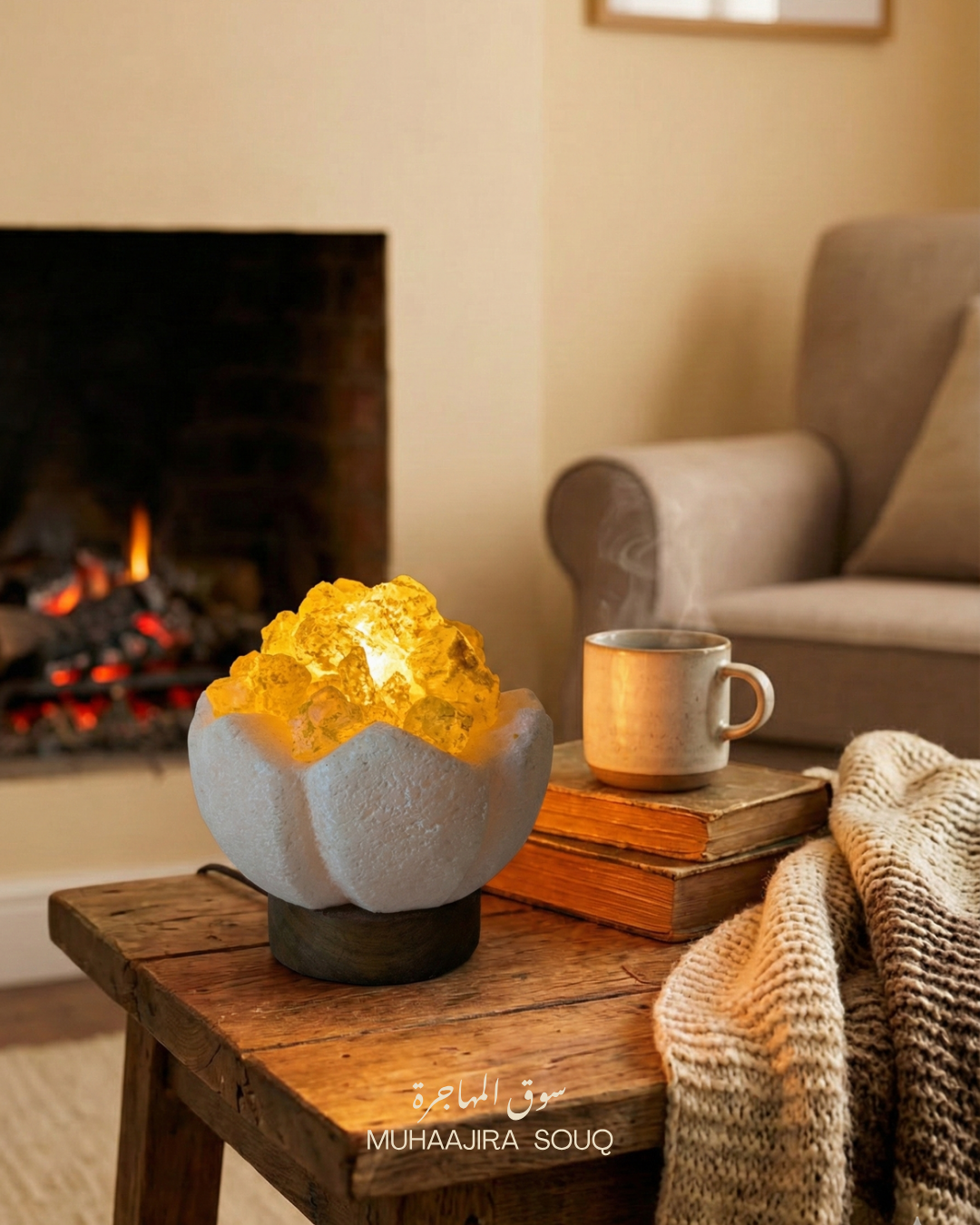 Siwa Oasis Natural Salt Crystal Lamp